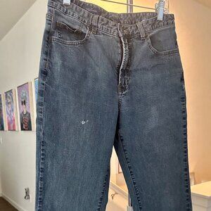 Faconnable Jeans Blue Straight Leg Stretch Denim Women’s Size 6